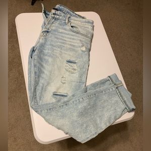 NEW: American Eagle Airflex Light wash ripped jeans with TempControl